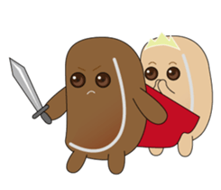 Black sugar bread & Soy milk bread sticker #15827046
