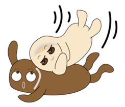 Black sugar bread & Soy milk bread sticker #15827055