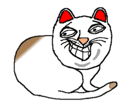 Emotion of cats sticker #15827234