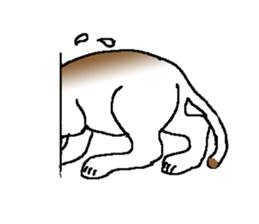 Emotion of cats sticker #15827236