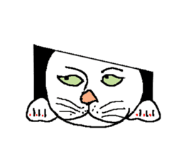 Emotion of cats sticker #15827239