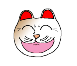 Emotion of cats sticker #15827243