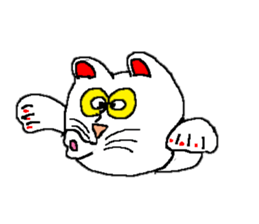 Emotion of cats sticker #15827244