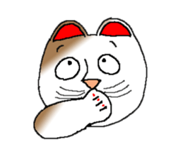 Emotion of cats sticker #15827245