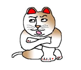 Emotion of cats sticker #15827249