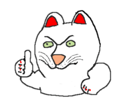 Emotion of cats sticker #15827254