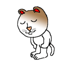 Emotion of cats sticker #15827256