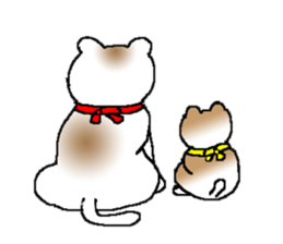 Emotion of cats sticker #15827260