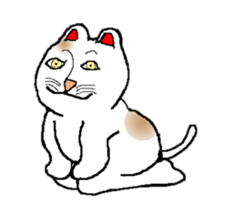 Emotion of cats sticker #15827261