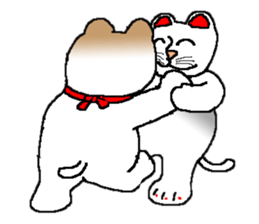 Emotion of cats sticker #15827263