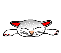 Emotion of cats sticker #15827265
