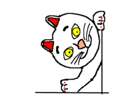Emotion of cats sticker #15827266