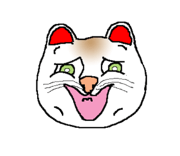 Emotion of cats sticker #15827269