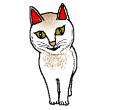 Emotion of cats sticker #15827271