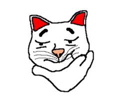 Emotion of cats sticker #15827273