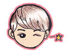 Easy and useful.Cute boy'Kou-kun'sticker sticker #15827339