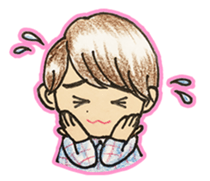 Easy and useful.Cute boy'Kou-kun'sticker sticker #15827341