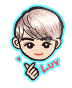 Easy and useful.Cute boy'Kou-kun'sticker sticker #15827350
