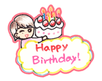 Easy and useful.Cute boy'Kou-kun'sticker sticker #15827369
