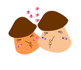 Engage in Saio mushrooms sticker #15827531