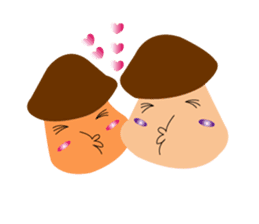 Engage in Saio mushrooms sticker #15827531