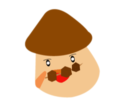 Engage in Saio mushrooms sticker #15827533