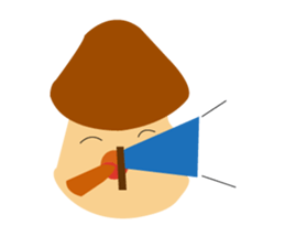 Engage in Saio mushrooms sticker #15827534