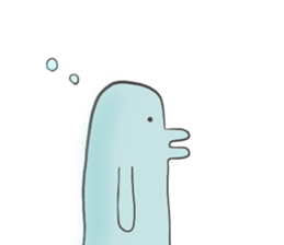 A lips creature sticker #15827703