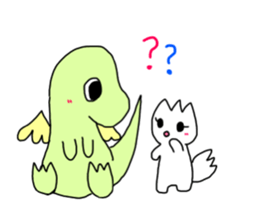monster & fairy sticker #15827933