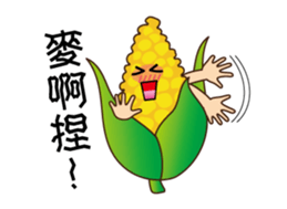 Corn (One) sticker #15828319