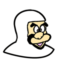 A samurai and his party sticker #15828436