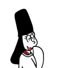 A samurai and his party sticker #15828443