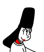 A samurai and his party sticker #15828444