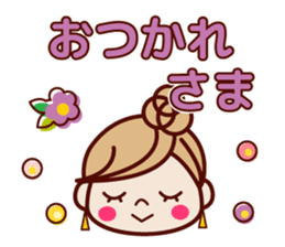 Spring cute adult women sticker r sticker #15828697