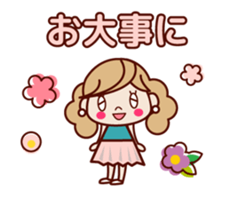 Spring cute adult women sticker r sticker #15828705
