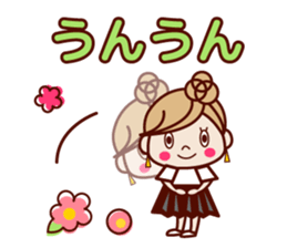 Spring cute adult women sticker r sticker #15828712