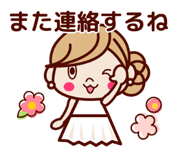 Spring cute adult women sticker r sticker #15828725