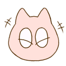 Facial expression cat sticker #15828752