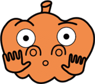 Pumpkin and Watermelon sticker #15829098