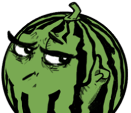 Pumpkin and Watermelon sticker #15829105