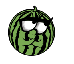 Pumpkin and Watermelon sticker #15829106