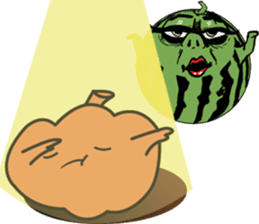 Pumpkin and Watermelon sticker #15829111