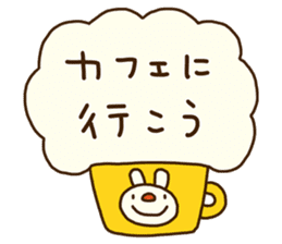 Forecast rabbit 2 (Kind words) sticker #15829943