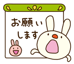 Forecast rabbit 2 (Kind words) sticker #15829969