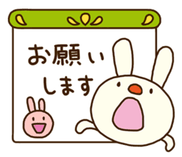 Forecast rabbit 2 (Kind words) sticker #15829969