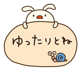 Forecast rabbit 2 (Kind words) sticker #15829971