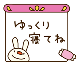 Forecast rabbit 2 (Kind words) sticker #15829973