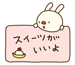 Forecast rabbit 2 (Kind words) sticker #15829977