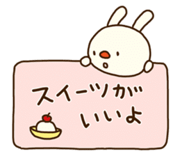 Forecast rabbit 2 (Kind words) sticker #15829977