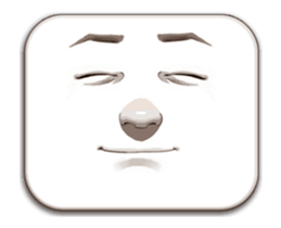 Man's Facial Expression sticker #15830370